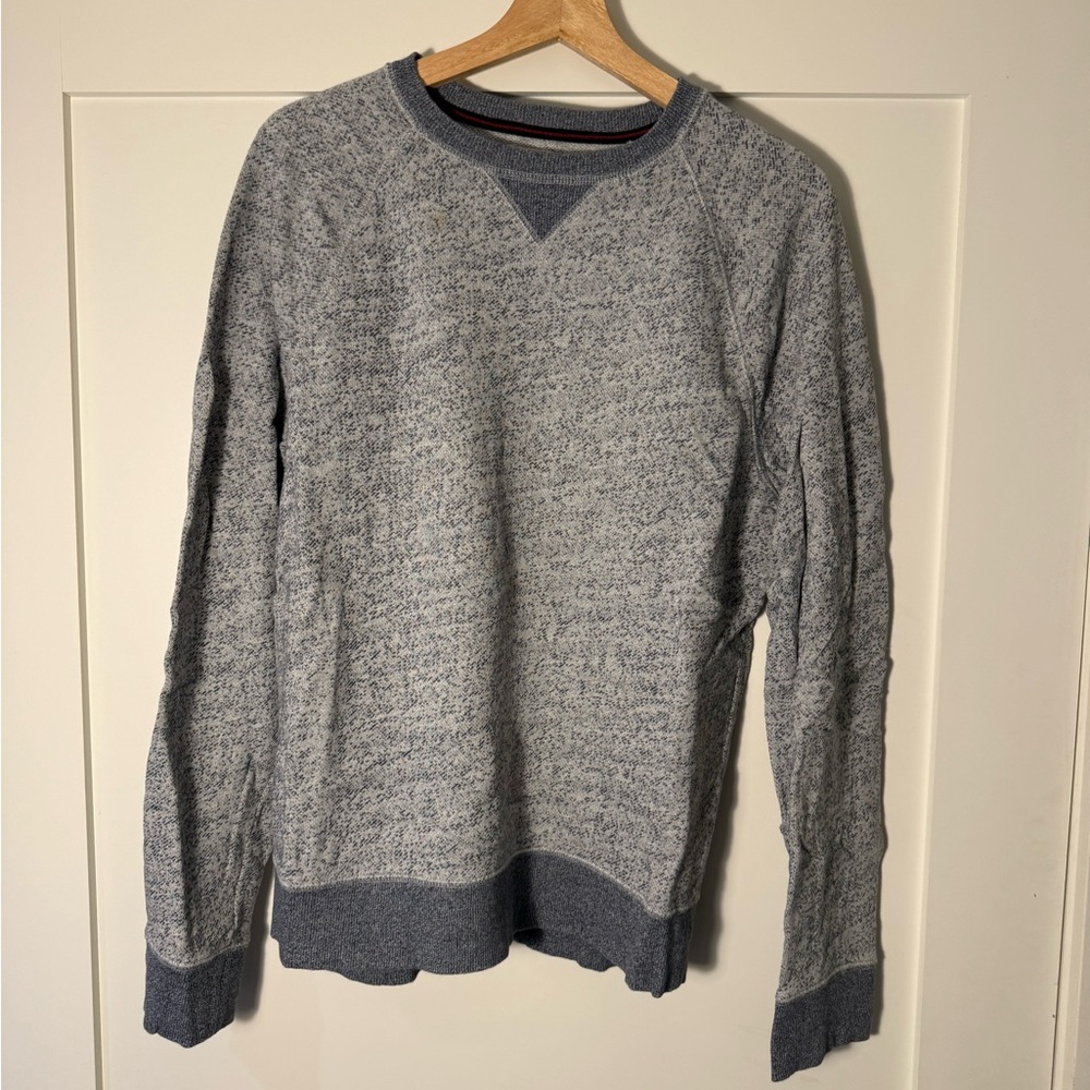 Brooks Brothers Men's Heathered Gray Crewneck Sweater